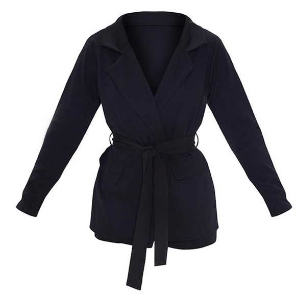 PLT- Black Blazer and Black Short Set Size 10 - Picture 2 of 4